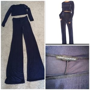 NAKED WARDROBE SET IT OFF WIDELEG SET